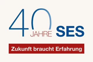 Logo 40 Jahre SES